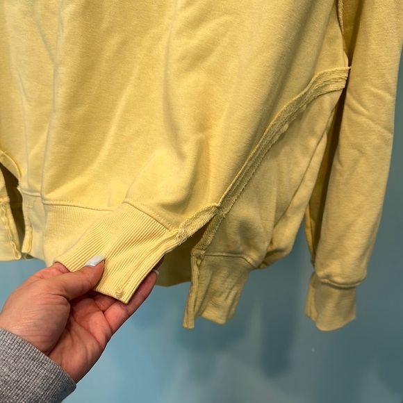 Women's Yellow Sweatshirt - Picture 2 of 4